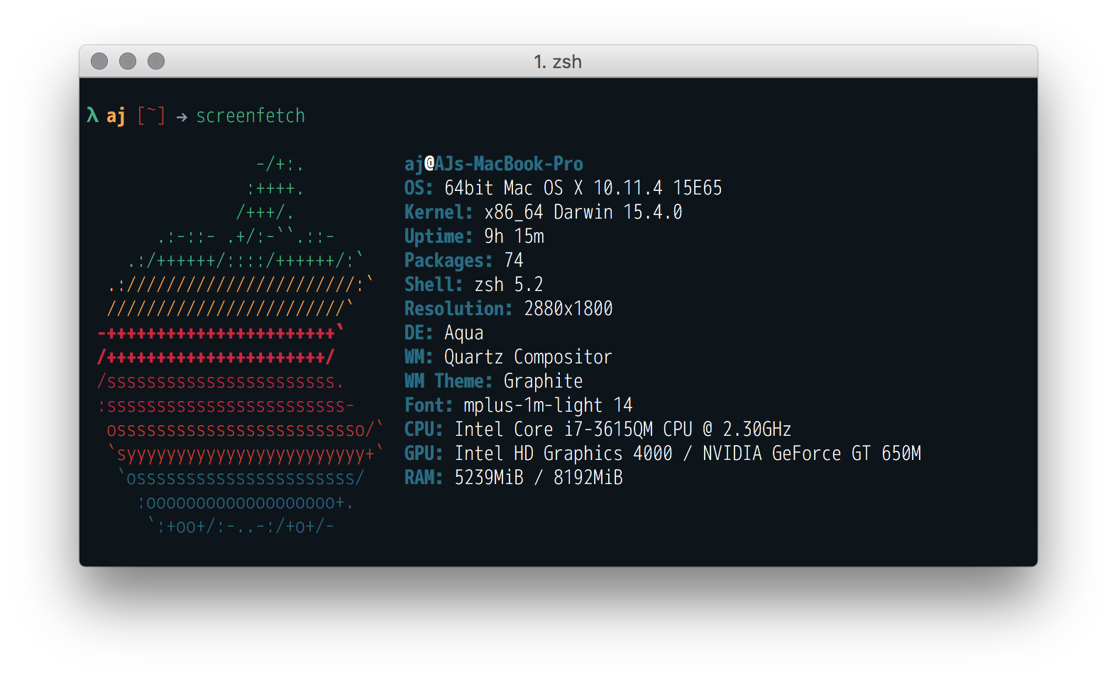 tmux iterm